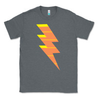 Charcoal Heather LIGHTNING BOLT Classic Tee - baoMotion