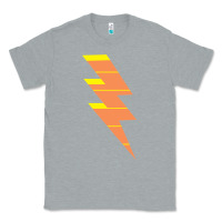 Heather Grey LIGHTNING BOLT Classic Tee - baoMotion