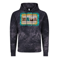 Cloud Black western turquoise's mama background Vintage Hoodie - BarkalooDesign
