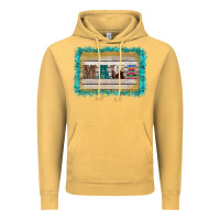 Vintage Mustard western turquoise's mama background Vintage Hoodie - BarkalooDesign