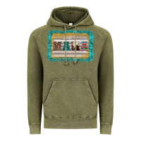 Vintage Olive western turquoise's mama background Vintage Hoodie - BarkalooDesign