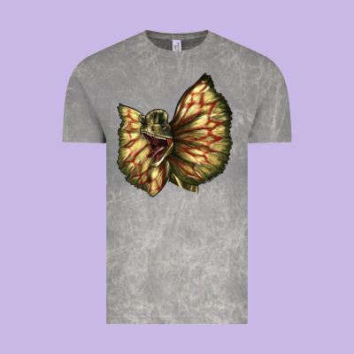 Dilophosaurus Face Vintage Tee Designed By Lillyallendesigns