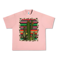 Salmon serape cowhide cacti Urban Heavy Tee - RanaPortraitStore