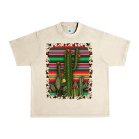 Sandshell serape cowhide cacti Urban Heavy Tee - RanaPortraitStore