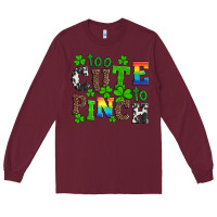 Burgundy st patricks too cute to pinch Long Sleeve Tee - Artiststas