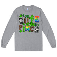 Heather Grey st patricks too cute to pinch Long Sleeve Tee - Artiststas