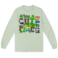 Matcha st patricks too cute to pinch Long Sleeve Tee - Artiststas