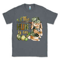 Charcoal Heather The Hunt Is On Classic Tee - BundleAndBundleShop