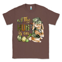 Chestnut The Hunt Is On Classic Tee - BundleAndBundleShop