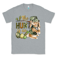 Heather Grey The Hunt Is On Classic Tee - BundleAndBundleShop