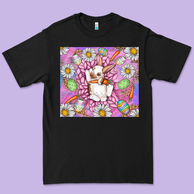 Easter Bunny Premium Tee Designed By Cowhidedigitalart
