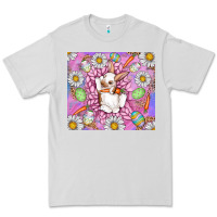 Dove Grey Easter Bunny Premium Tee - CowhideDigitalArt