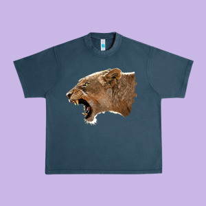 Puma Head Urban Heavy Tee Designed By Lillyallendesigns
