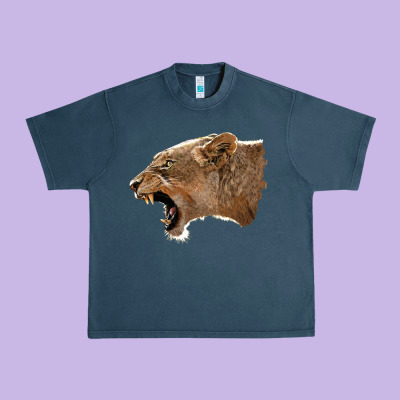 Puma Head Urban Heavy Tee Designed By Lillyallendesigns