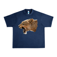 Navy Puma Head Urban Heavy Tee - LillyAllenDesigns