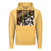 Leopard And Cowhide Gemstone Leather Vintage Hoodie | Teevron