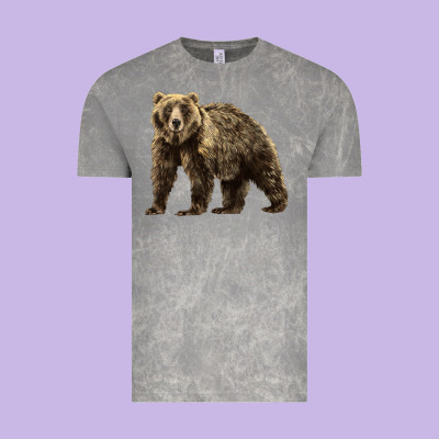 Brown Bear Vintage Tee Designed By Lillyallendesigns