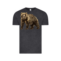 Vintage Black Brown Bear Vintage Tee - LillyAllenDesigns
