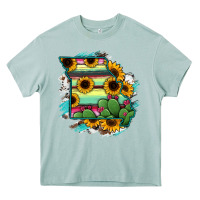 Arona Missouri Map Sunflower Cactus Serape Heavy Core Tee - RanaPortraitStore