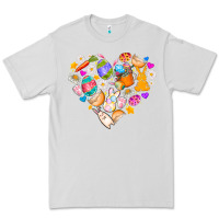 Dove Grey Easter Love Premium Tee - CowhideDigitalArt