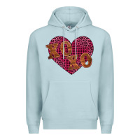 Blue Mist xoxo Premium Hoodie - BarkalooDesign