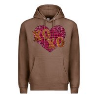 Chestnut xoxo Premium Hoodie - BarkalooDesign