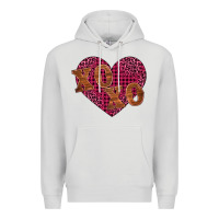Dove Grey xoxo Premium Hoodie - BarkalooDesign