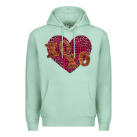 Seafoam xoxo Premium Hoodie - BarkalooDesign