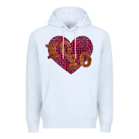 White xoxo Premium Hoodie - BarkalooDesign
