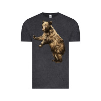 Vintage Black Brown Bear Cub Vintage Tee - LillyAllenDesigns