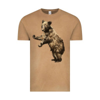 Vintage Camel Brown Bear Cub Vintage Tee - LillyAllenDesigns