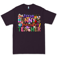 Plum Every Bunny Favorite Teacher Easter Premium Tee - CowhideDigitalArt