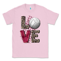 Bubblegum Pink love volleyball Classic Tee - FaDigitalArtStudio