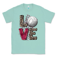 Seafoam love volleyball Classic Tee - FaDigitalArtStudio