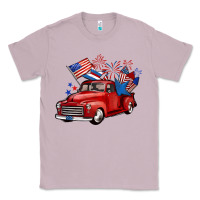 Lilac american truck 4th of july Classic Tee - BarkalooDesign