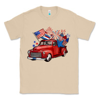 Mushroom american truck 4th of july Classic Tee - BarkalooDesign