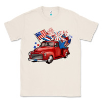 Natural american truck 4th of july Classic Tee - BarkalooDesign