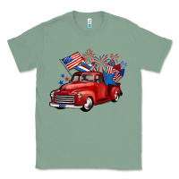 Sage american truck 4th of july Classic Tee - BarkalooDesign