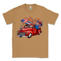 Toasted Coconut american truck 4th of july Classic Tee - BarkalooDesign