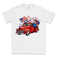 White american truck 4th of july Classic Tee - BarkalooDesign