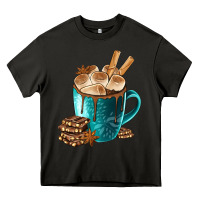 Asphalt Chocolate And Coffee Heavy Core Tee - FaDigitalArtStudio
