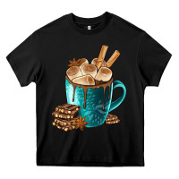 Black Chocolate And Coffee Heavy Core Tee - FaDigitalArtStudio