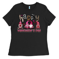 Black happyvalentinesday Ladies Tee - SublimationCraftShop