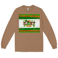 Toasted Coconut st patricks one lucky heifer Long Sleeve Tee - Artiststas