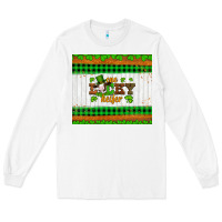 White st patricks one lucky heifer Long Sleeve Tee - Artiststas