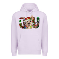 Lilac christmas chihuahua joy Premium Hoodie - BarkalooDesign