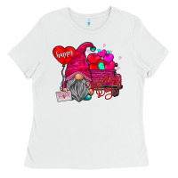 White happy valentines day Ladies Tee - SublimationCraftShop