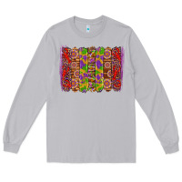 Moon Dust mardi gras crawfish brushstrokes Long Sleeve Tee - Artiststas