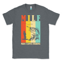 Charcoal Heather fishing t  shirt milf man i love fishing t  shirt Classic Tee - baoMotion