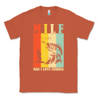 Copper fishing t  shirt milf man i love fishing t  shirt Classic Tee - baoMotion